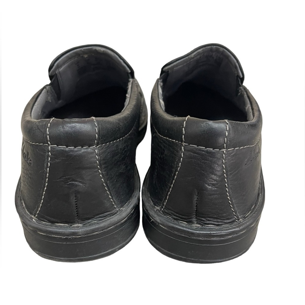 Clark's Collection Soft Cushion W/ Ortholite Black Slip On Shoes Men's Size 7M - Picture 4 of 10